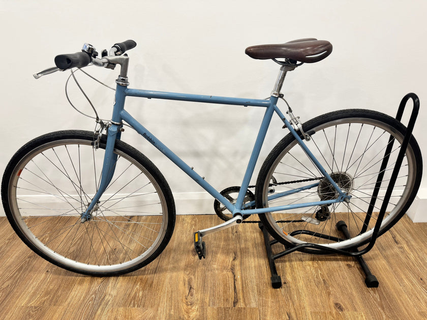 Bobbin Hybrid Road Bike Blue With Tannus Airless Tyres
