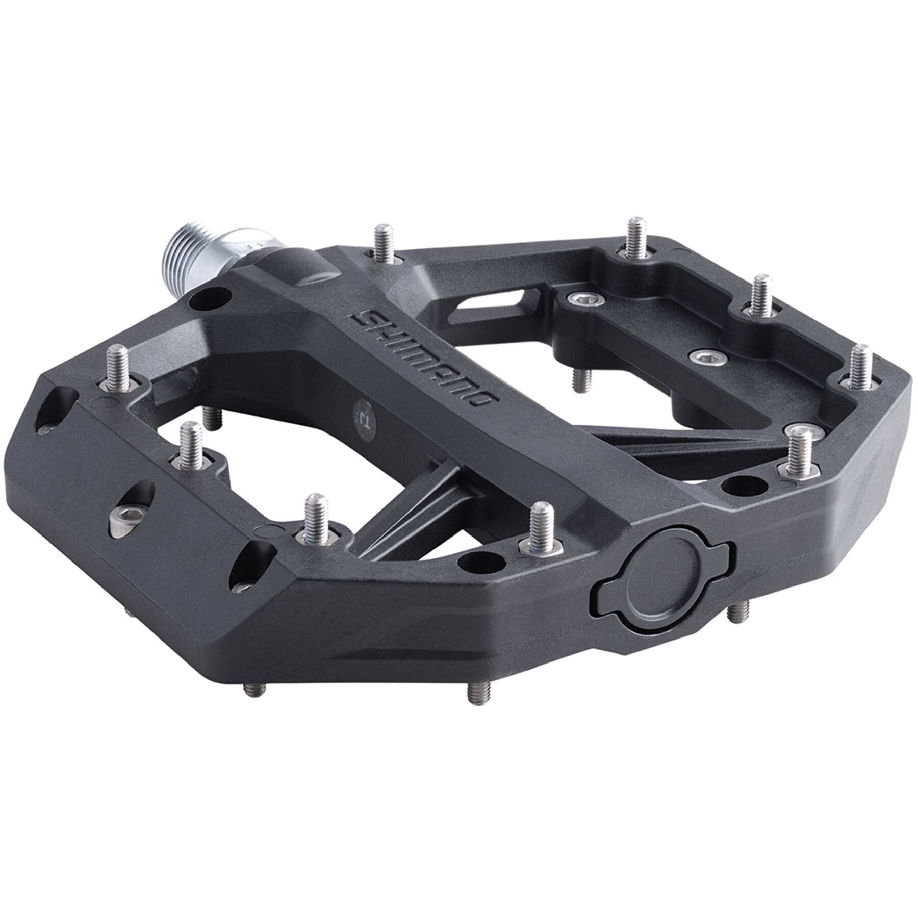 Shimano PD-GR400 flat pedals, resin with pins, black – I Cycle Ltd