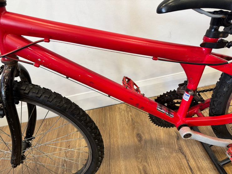 24” red bike