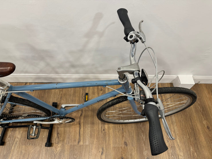 Bobbin Bobbin Hybrid Road Bike - Blue - With Tannus Airless Tyres