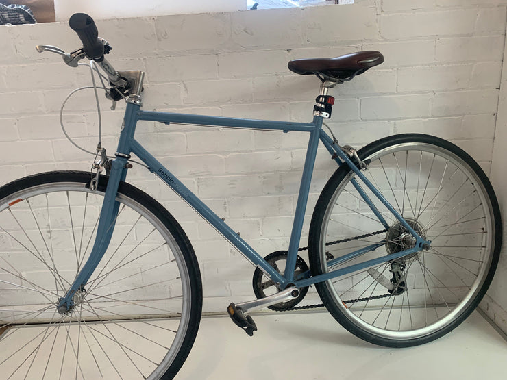 Bobbin Bobbin Hybrid Road Bike - Blue - With Tannus Airless Tyres