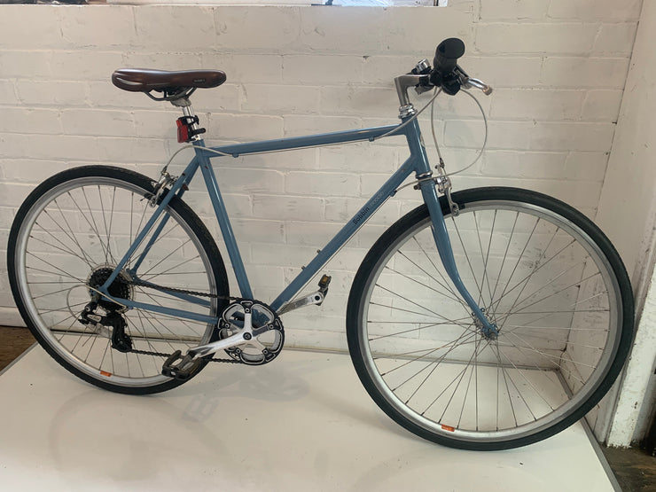 Bobbin Bobbin Hybrid Road Bike - Blue - With Tannus Airless Tyres