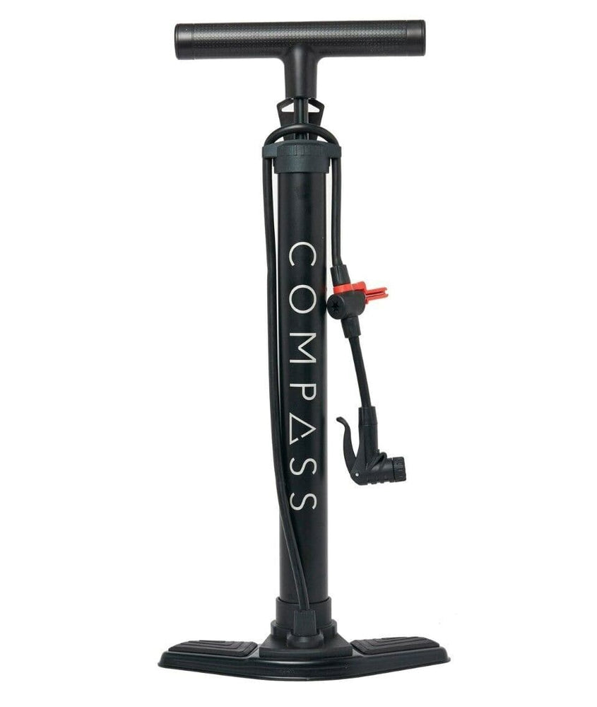 Compass COMPASS Cycle & Sport Ball Pump with Smart Valve & Steel Base, MTB Mountain Bike