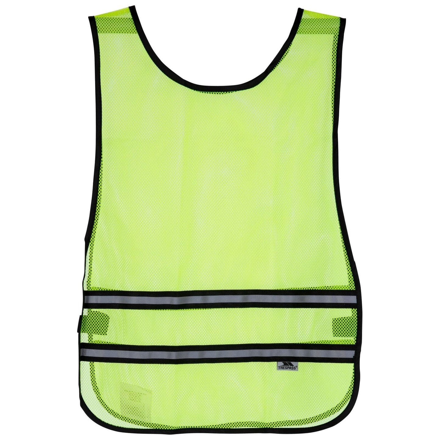 ETC Bike clothes Hi Vis Vest Bib Safety Cycling Yellow With Side Tab Buckle