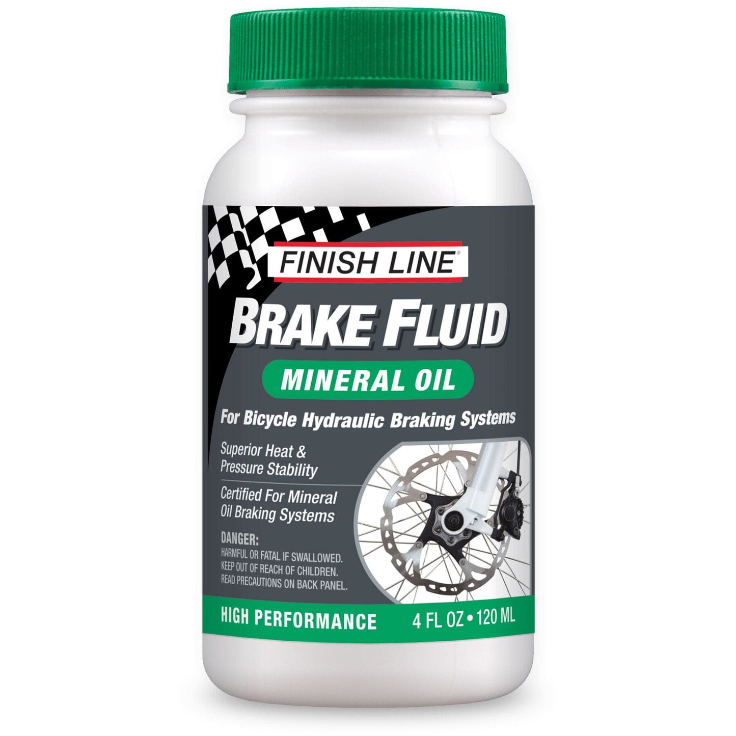 Finish Line Mineral Oil Brake Fluid - 4 oz / 120 ml