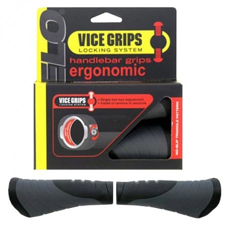 I Cycle Ltd Bike grip Bike Grips Velo-Ergonomic D3 135/135 mm black-grey /pair