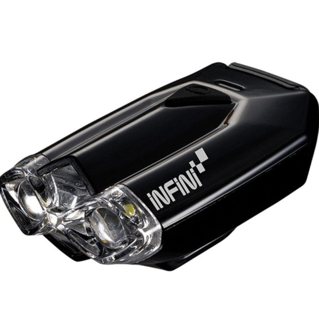 Infini Bike light Infini Lava super bright micro USB front light with QR bracket black