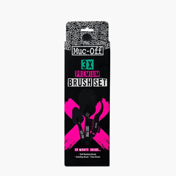 MUC-OFF Muc-off 3x Premium Brush Set