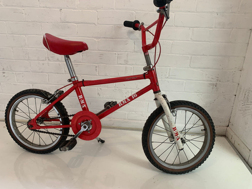 Raleigh Retro BMX 16 Bike Red Like Burner