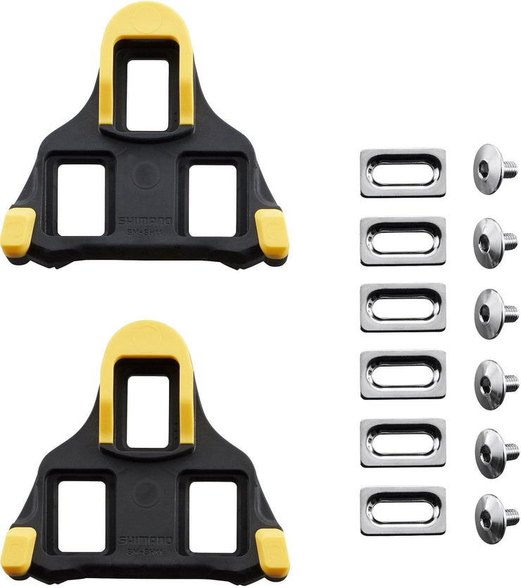 Shimano Shimano Dura Ace SM-SH11 PD-9000 SPD-SL Cleats - Self Aligning Floating - Yellow