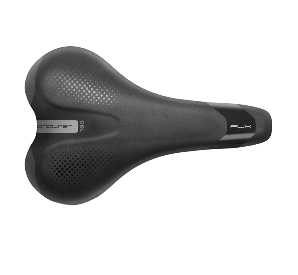 Sportourer FLX Ladies Gel Soft Touch Bike Saddle in Black