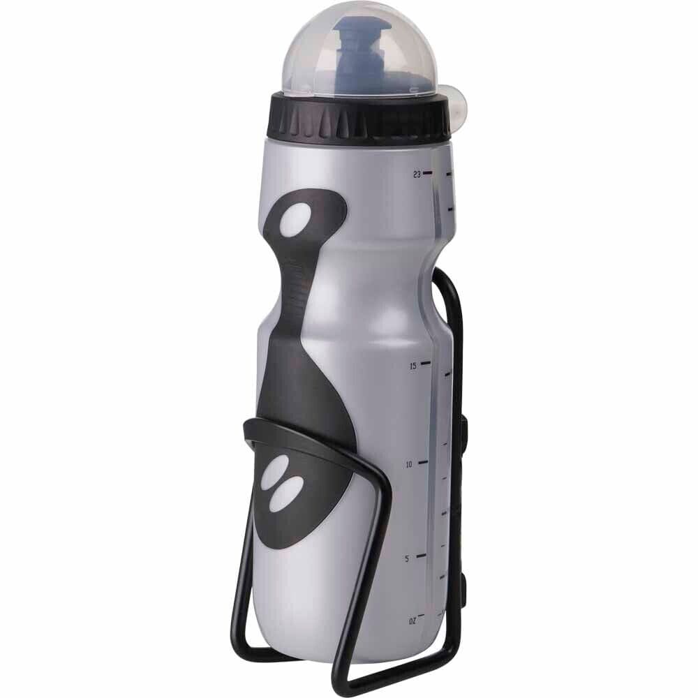 Wilko Accessories Wilko bottle and alloy cage set 650ml