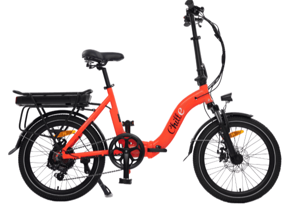 Chille Folding Bike 10Ah / RED / With Tannus Chille Folder